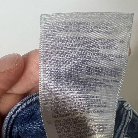 NYDJ Ami Skinny Raw Hem Jeans Sz 8 - Picture 8 of 10